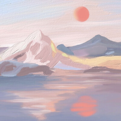 背景｜油画｜壁纸｜
少年有他的山海，有他的重重山影，有他的万里波涛，如果可以，风给他，沙漠给他，天空也给他。
A teenager has his mountains and seas, his mountains and shadows, and his waves. If you can…