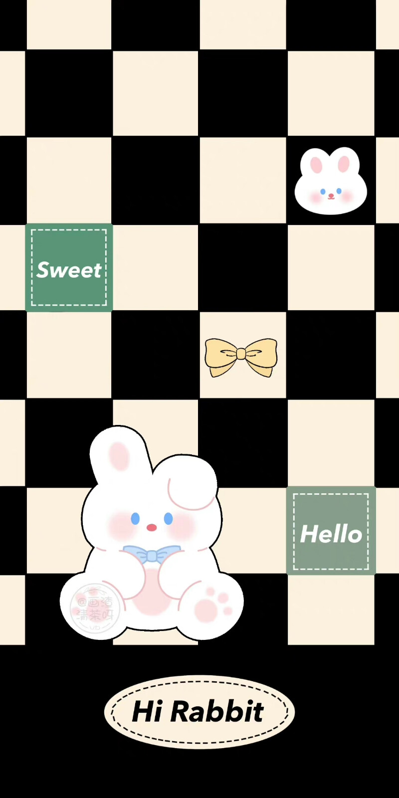 棋盘格系列～
画师:画渣清茶呀