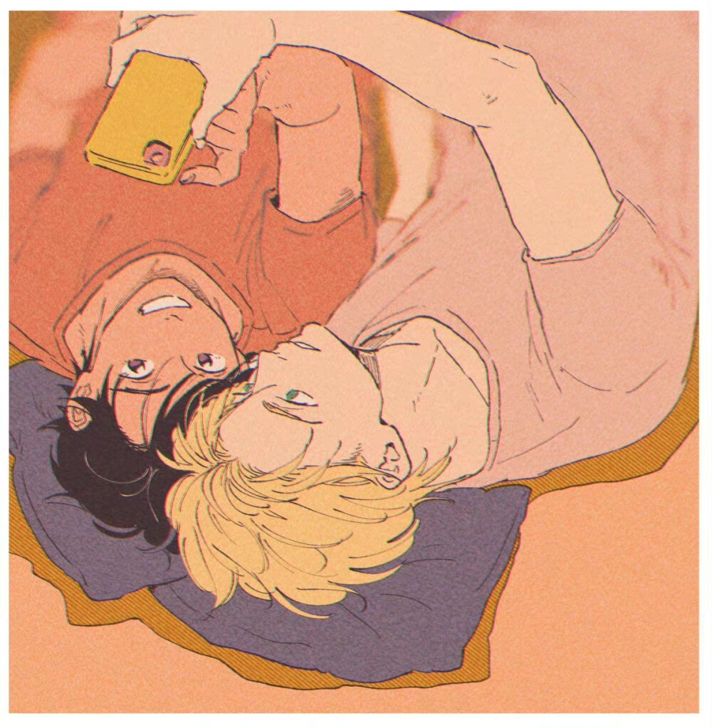 #banana fish# ずず太太绘制的亚修英二日常更新，哭到流泪 [泪][泪][泪]平行世界的幸福的他们
(twi:zz_bnn ?） ???