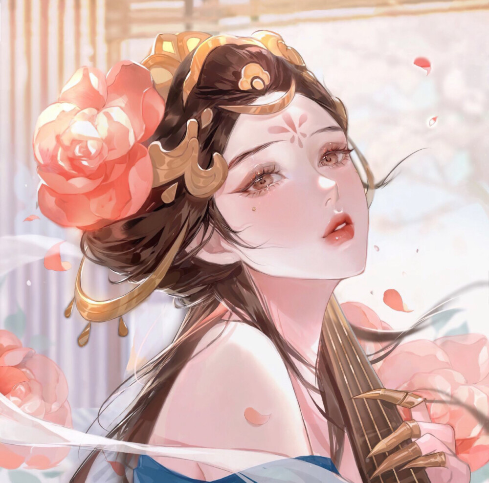 大乔 嫦娥 小乔 杨玉环 不知火舞 露娜 原创头像