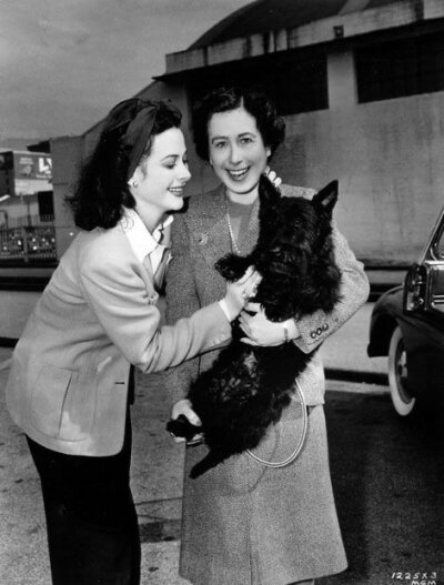 Hedy Lamarr and her mother Gertrude Kiesler,1942