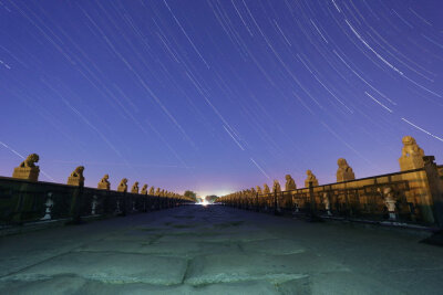 卢沟桥 星轨