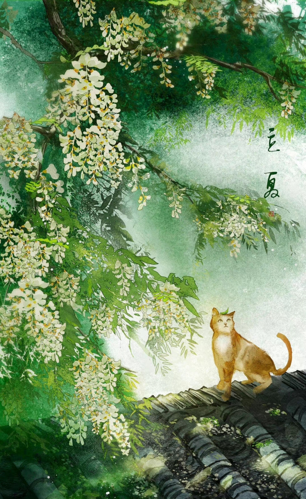 二十四节气古风插画壁纸
画师：柳相禾招 ​