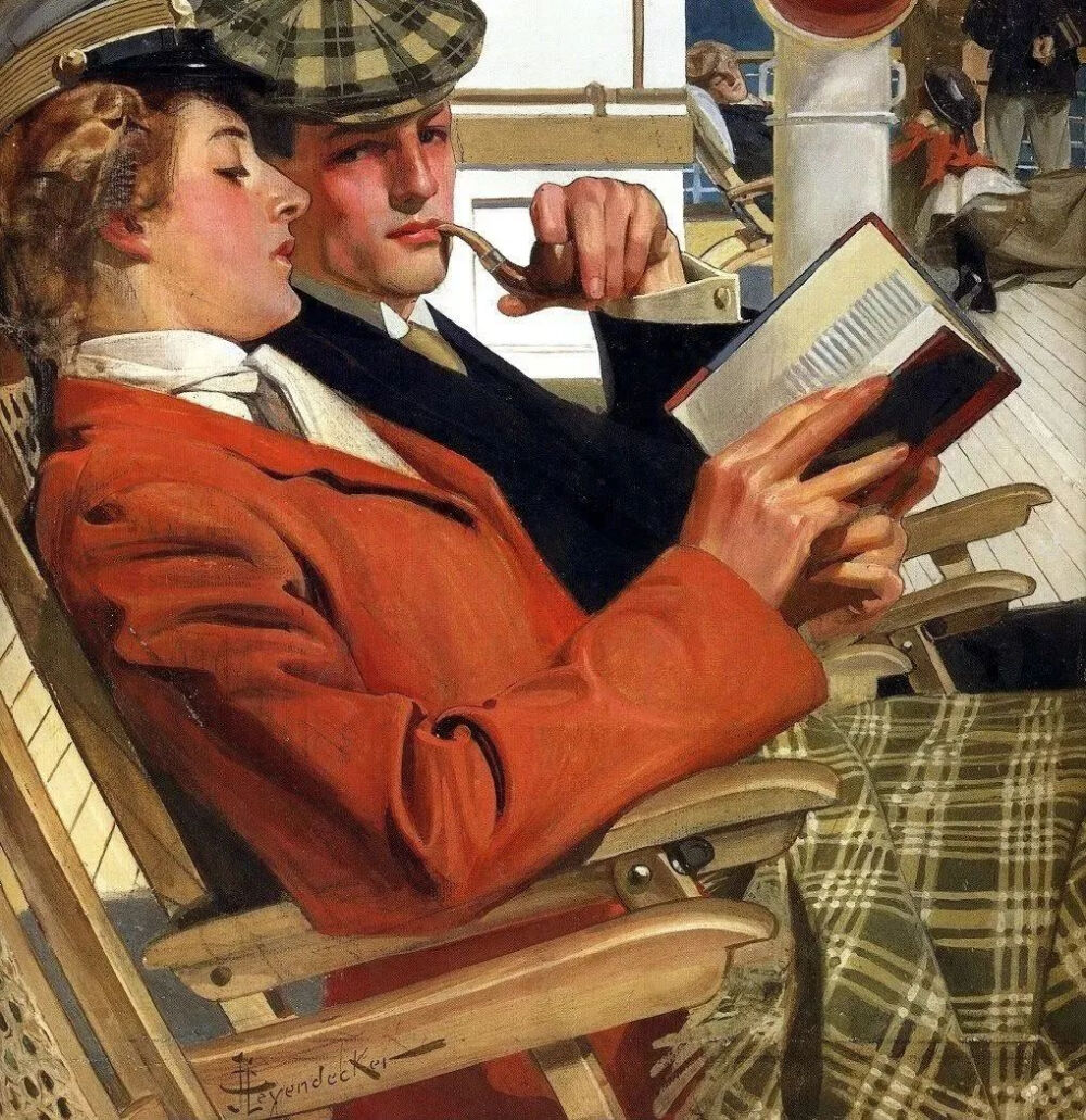 油画 J.C.Leyendecker