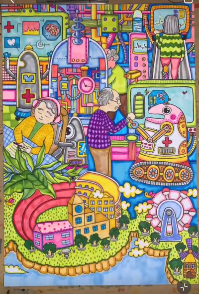 适合三四五年级的儿童绘画