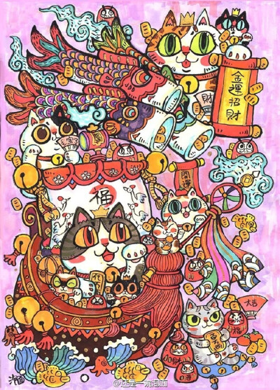 有些难度的儿童画