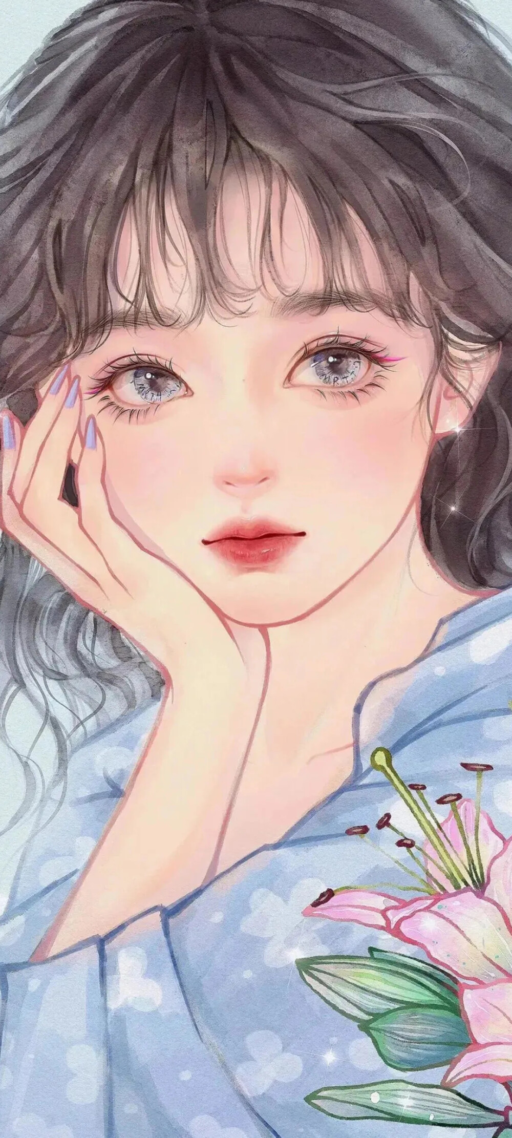 插画少女