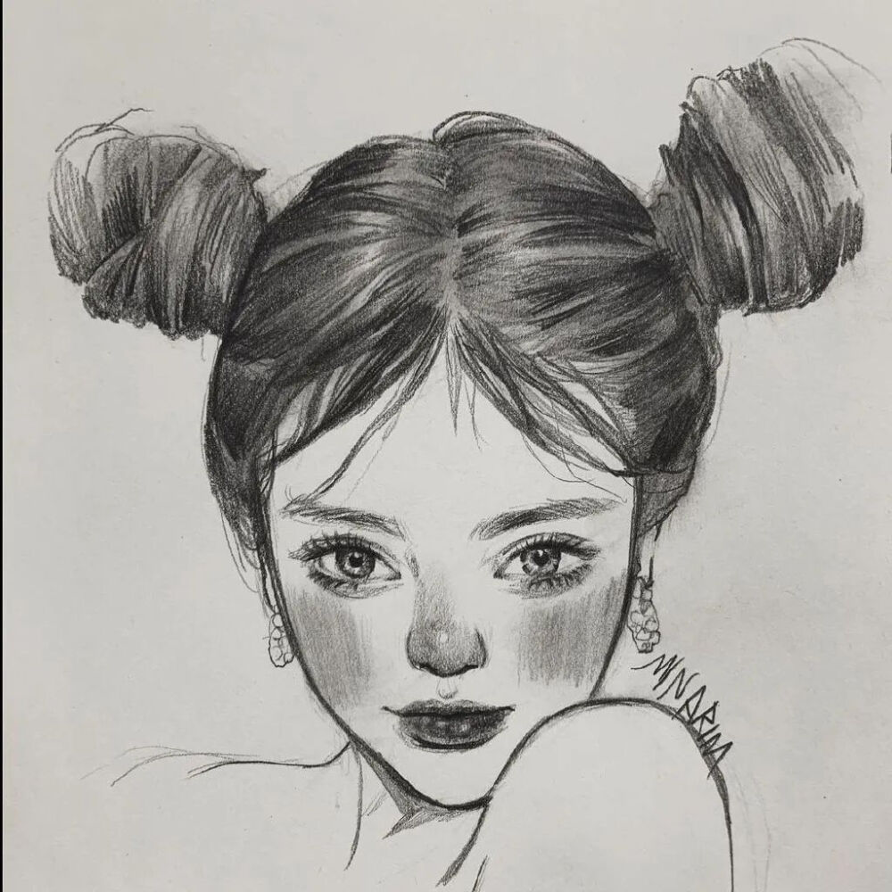 画画素材，插画，美少女，美女，个性，头像