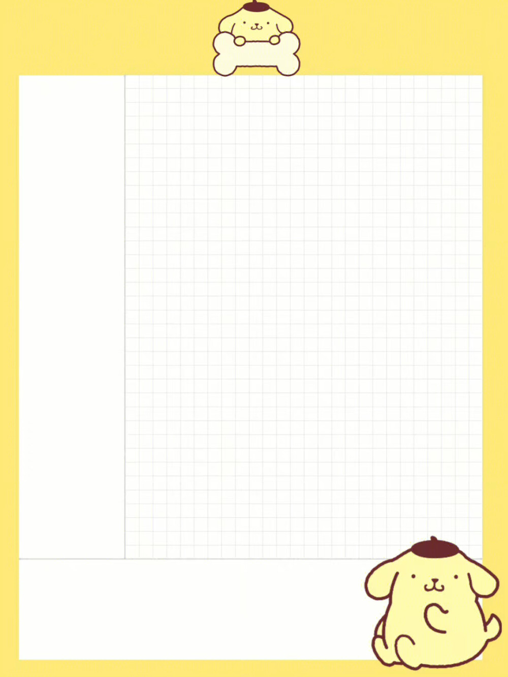 三丽鸥goodnotes笔记内页模板