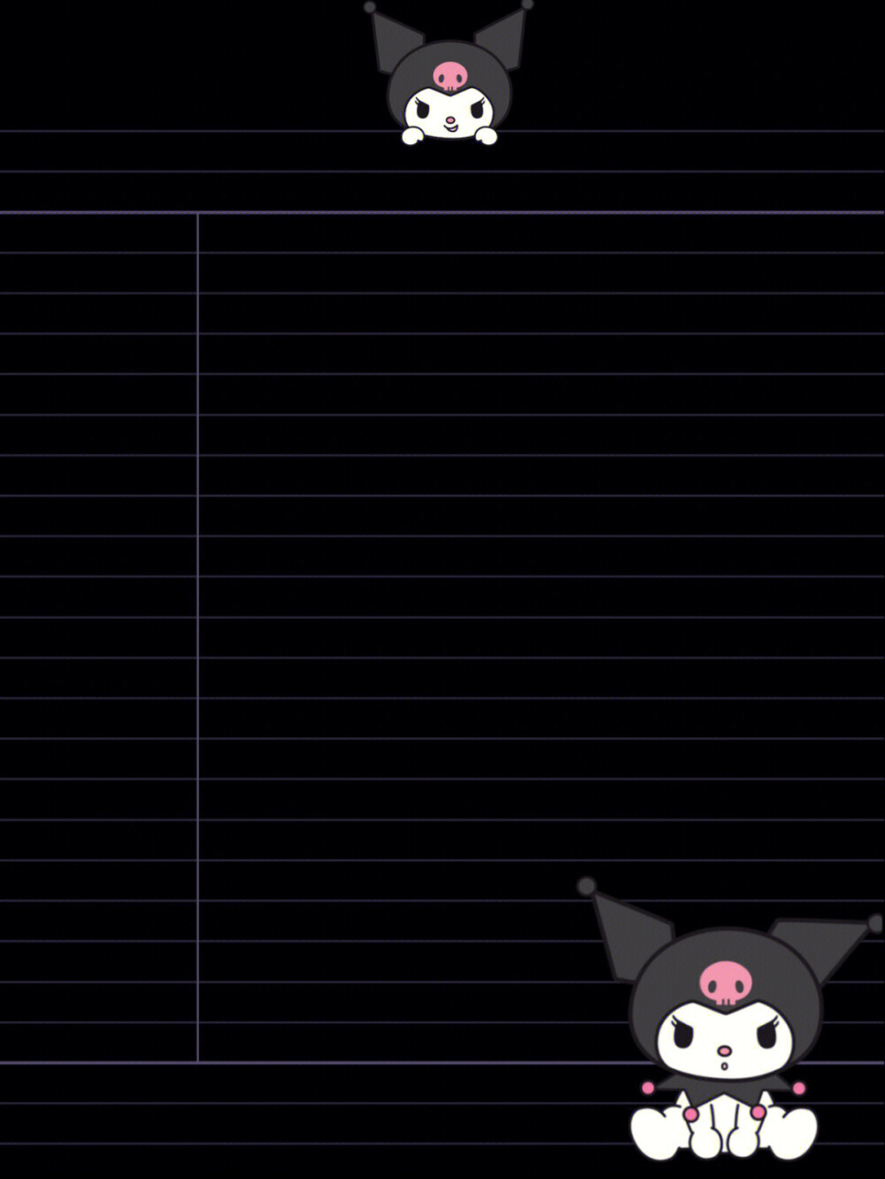 三丽鸥goodnotes笔记内页模板