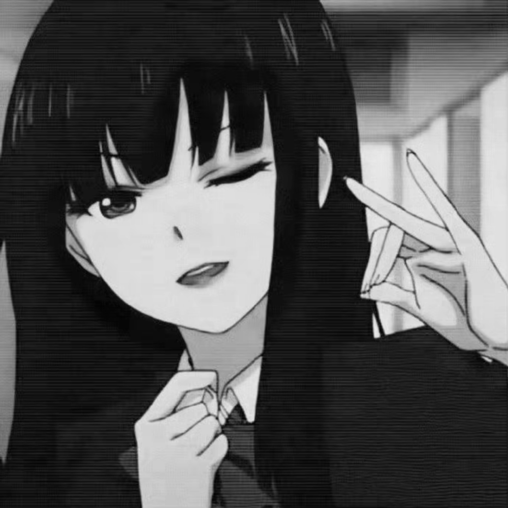 ⚫️⚪️黑白动漫头像