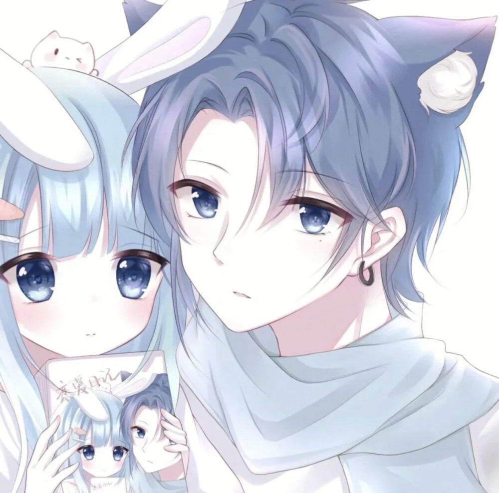 情侣头像可爱动漫男女朋友情头