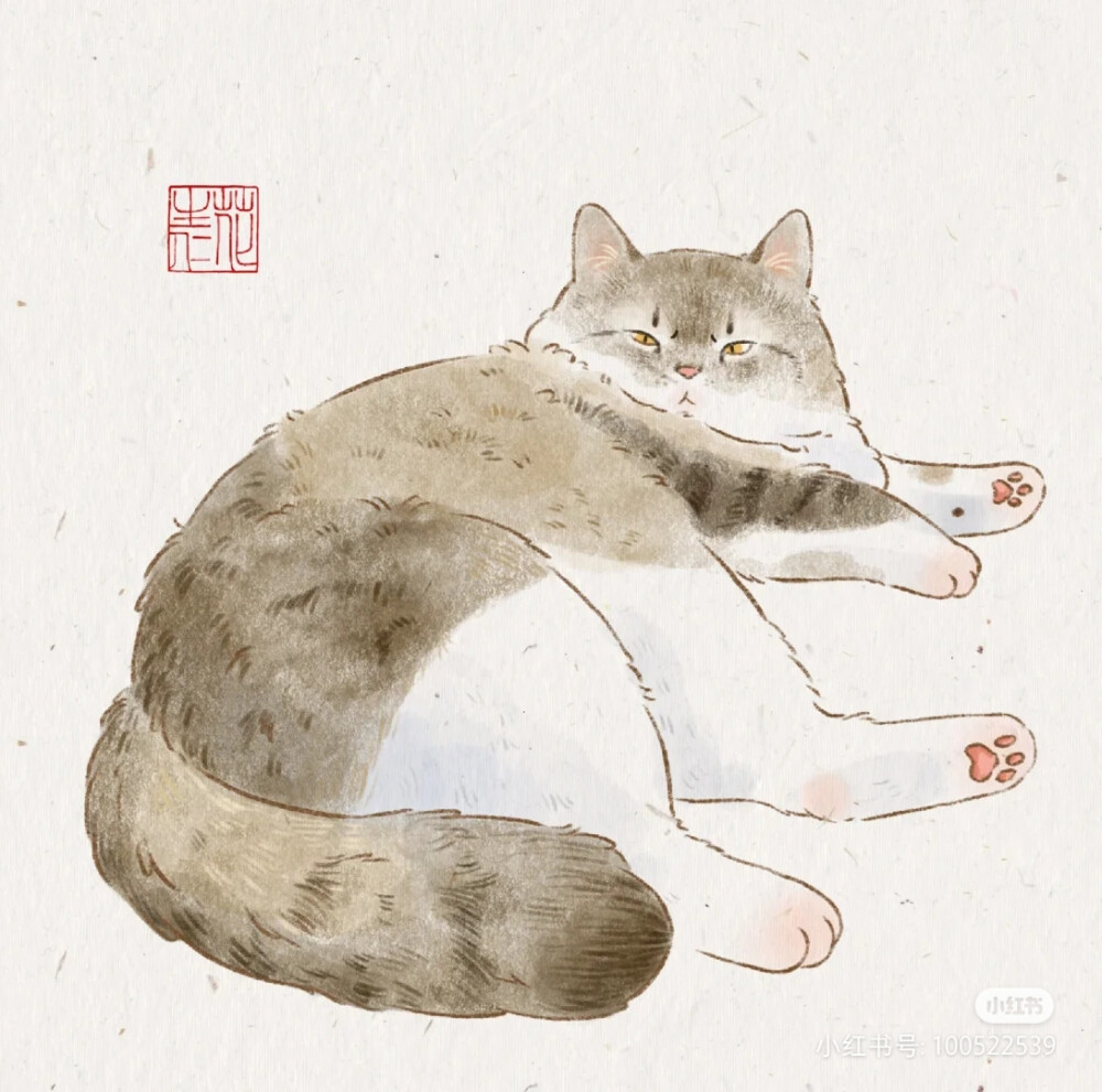 插画猫咪