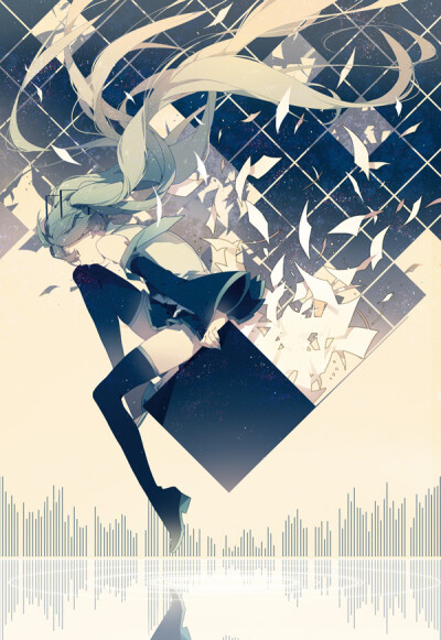 画师 Rella pid 163536 初音未来