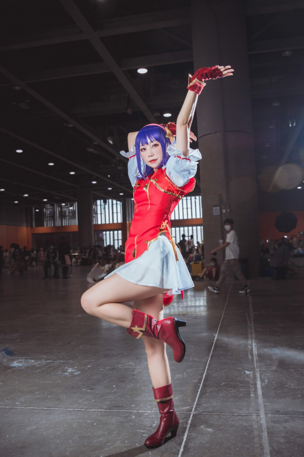 雅典娜角色扮演 : 图南_大雨初霁
Athena Asamiya Cosplay KOF XV
