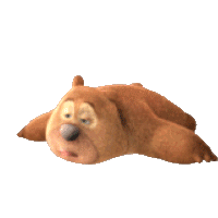 GIF.
小鹿轻轻的低下头 躲在野花里.