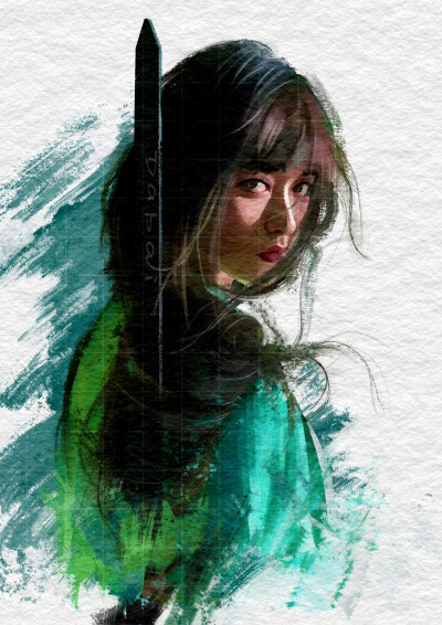 Procreate绘画@沈月