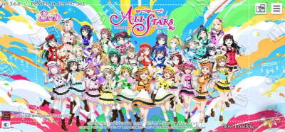 Love Live！School Idol Festival(LLSIF)游戏界面