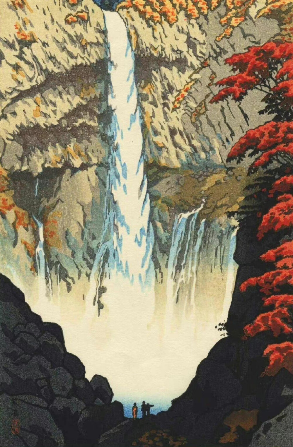  Shiro Kasamatsu (史郎笠松) B.1898-1991
“风景、插花、树林，史郎笠松喜爱描绘傍晚时分悬挂在天空的朦胧月亮与各种有趣的祭典活动场景。他一直都热爱着版画创作，晚年又学习了版画的具体刻法与印法，自己包揽了所有创作环节来进行版画制作。”