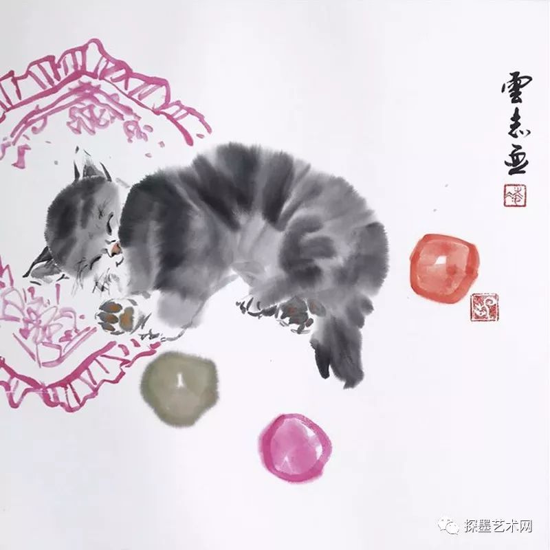 猫心语 | 凌云志国画作品欣赏
探墨艺术网 探墨 2018-05-11 17:51
