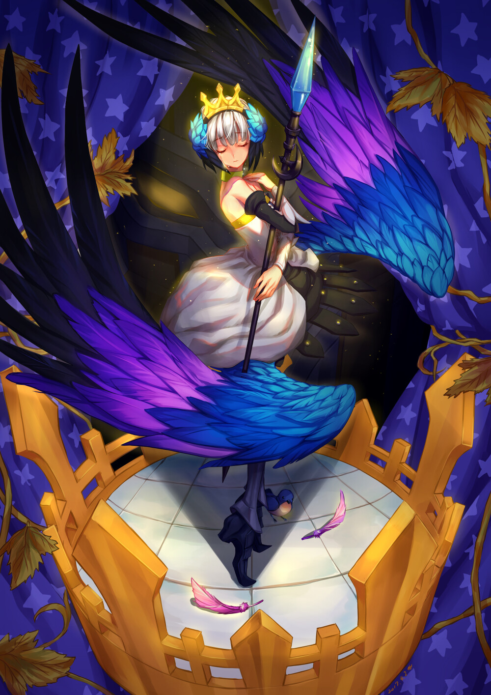 画师 鮪魚肚肉 pid 1286798 62215392_p0 グウェンドリン オーディンスフィア Odin Sphere 奥丁领域 グウェンドリン Gwendolyn 格温多琳