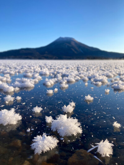 日本 北海道 阿寒湖は新年も最高 twi Akan_Nature 霜花