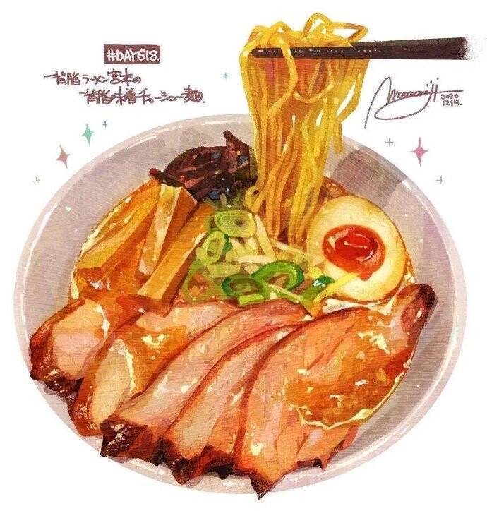 美食插画