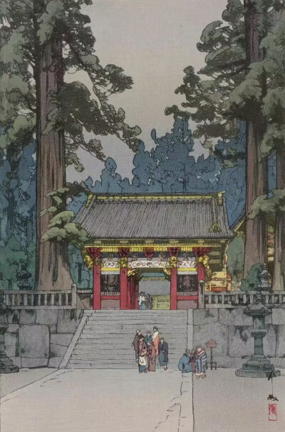 #绘画欣赏# 插画大师 吉田博 游历世界各地，用画笔记录各地美景 Hiroshi Yoshida (吉田博) (1876–1950, Japan) ​​​