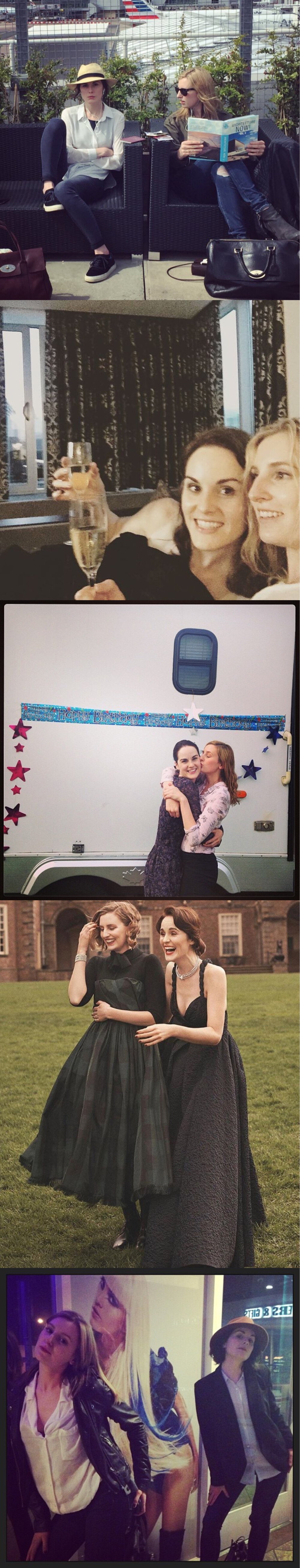 Michelle Dockery × Laura Carmichael 唐顿庄园Downton Abbey 台前幕后
weibo@Josie_L阿心