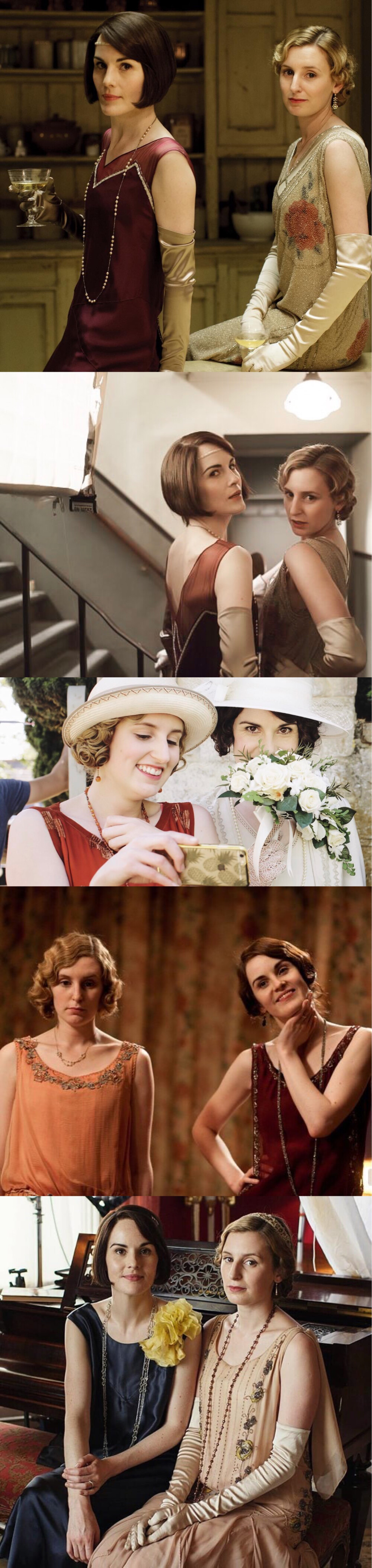 Michelle Dockery × Laura Carmichael 唐顿庄园Downton Abbey 台前幕后
weibo@Josie_L阿心