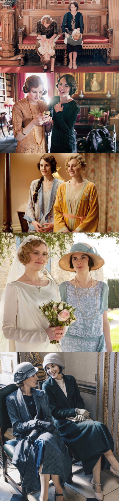 Michelle Dockery × Laura Carmichael 唐顿庄园Downton Abbey 台前幕后
weibo@Josie_L阿心