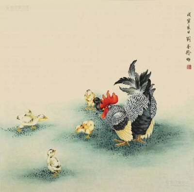 刘奎龄（1885-1967），中国近现代美术史开派巨匠，动物画一代宗师，被誉为“全能画家”，能工善写，擅长动物、植物、人物画及山水画，他描摹的动物种类之多，范围之广至今无人可追