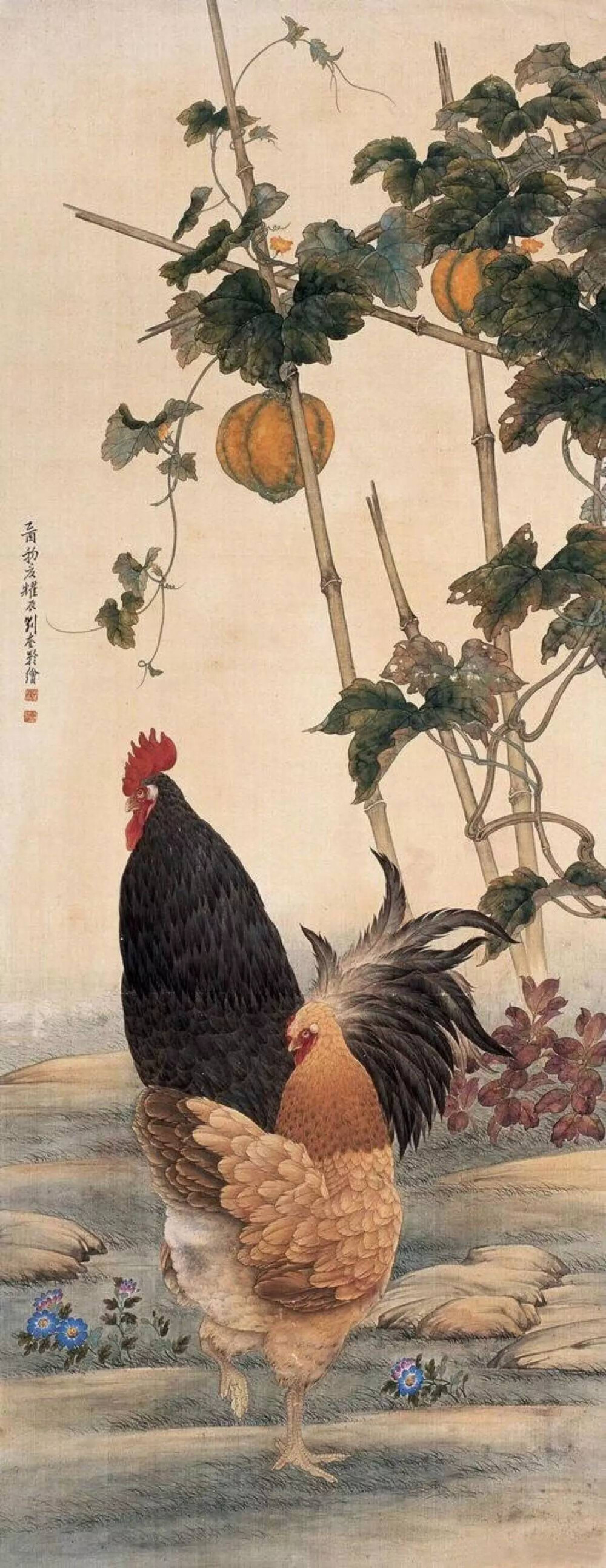 刘奎龄（1885-1967），中国近现代美术史开派巨匠，动物画一代宗师，被誉为“全能画家”，能工善写，擅长动物、植物、人物画及山水画，他描摹的动物种类之多，范围之广至今无人可追