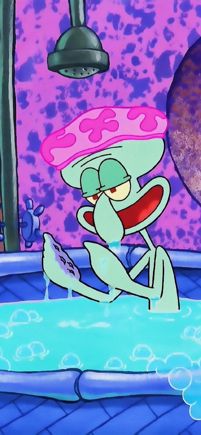 哦，又是美好的一天。” 海绵宝宝派大星章鱼哥动漫壁纸可爱聊天背景图片卡通头像- 高清图片，堆糖，美图壁纸兴趣社区