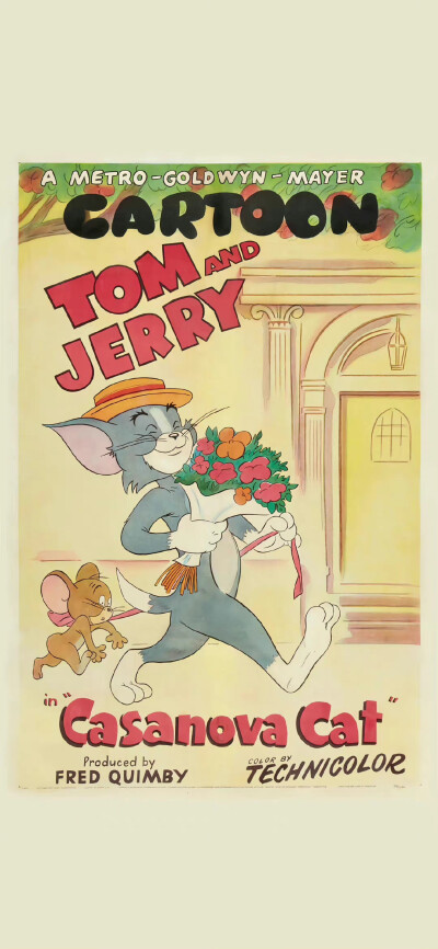 Tom & Jerry
猫和老鼠复古海报壁纸 