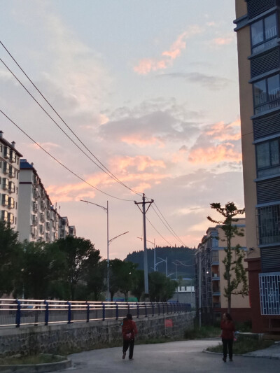 夕阳，自己抓拍的