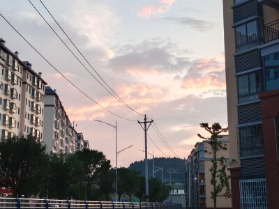 夕阳，自己抓拍的