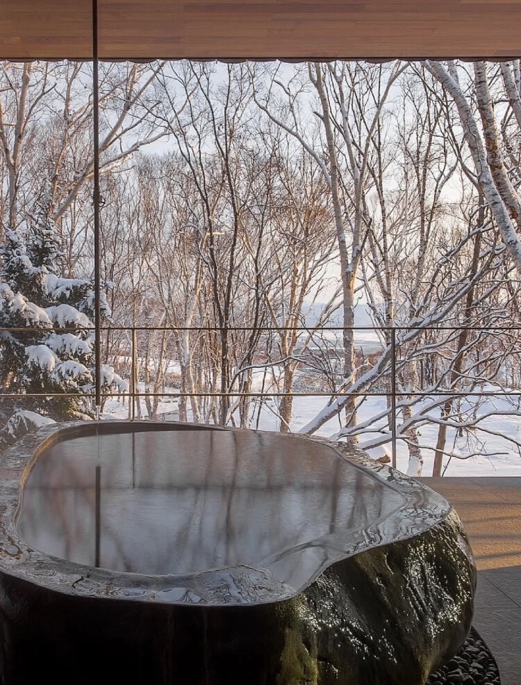 北海道 溫泉 雪地