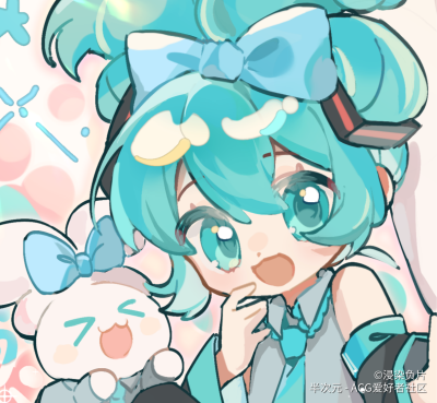 初音未来 蓝色系 动漫