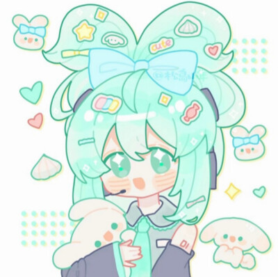 初音未来 蓝色系 动漫