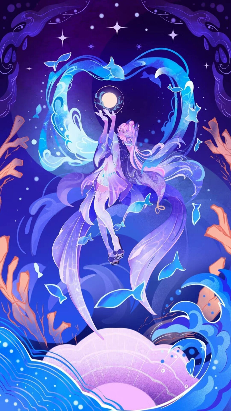 原神3.0版本# 雷电将军 & 珊瑚宫心海 twi:hasharakl