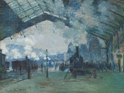 到达诺曼地的火车,圣雷札火车站（Arrival of the Normandy Train. Gare Saint - Lazare）
克劳德·莫奈1877
名称：到达诺曼地的火车,圣雷札火车站
英文名称：Arrival of the Normandy Train. Gare Saint - Lazare
创…