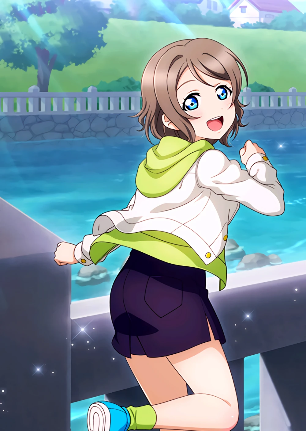 love live sun shine!渡边曜 卡牌去框 未觉醒