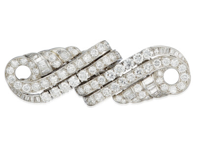  Tiffany 蒂芙尼 钻石胸针 5.9 x 2.1厘米 0.6万美元
