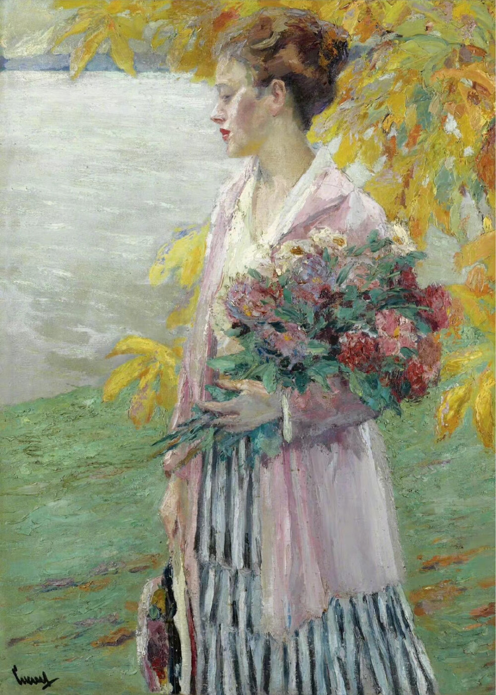 秋日私语。作者：Edward Cucuel ​​​