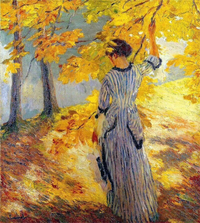 秋日私语。作者：Edward Cucuel ​​​