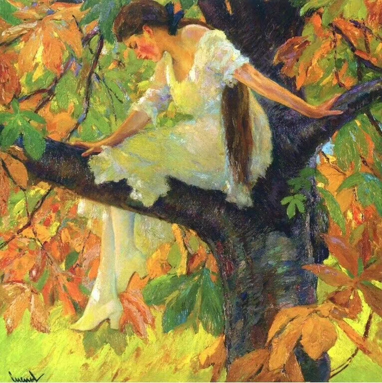 秋日私语。作者：Edward Cucuel ​​​