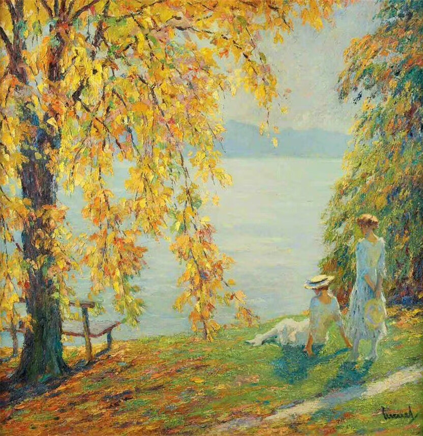 秋日私语。作者：Edward Cucuel ???