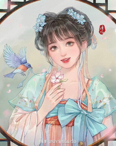 古风美女插图