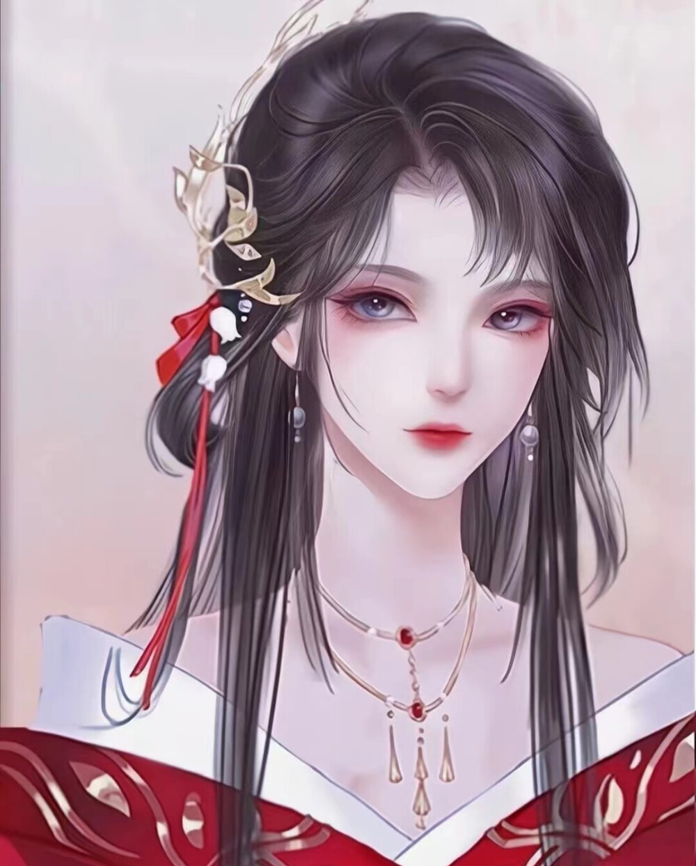 古风 女 美女 妹子 （作者不详出处不详）